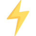 Image &eacute;claire jaune pour illustrer le chauffage &agrave; l'&eacute;l&eacute;ctricit&eacute;