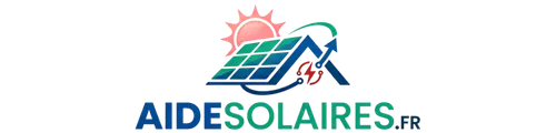 Logo du site, une maison avec un soleil avec un éclair symbolisant les énergies renouvelables
